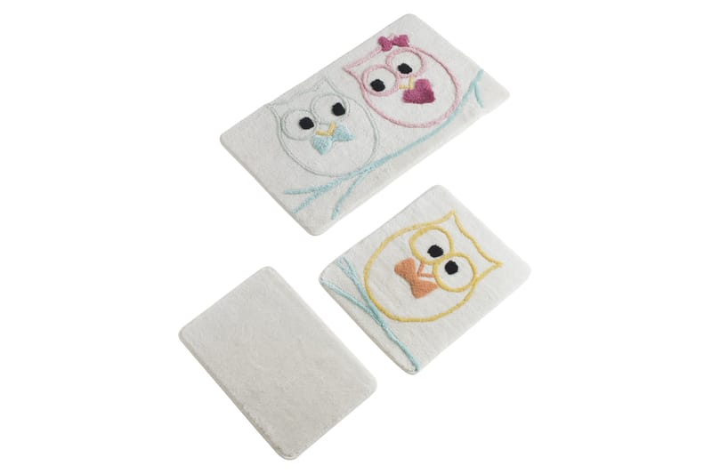 Badematte Chilai Home by Alessia Sett med 3 - Flerfarget - Tekstiler & tepper - Baderomstekstiler