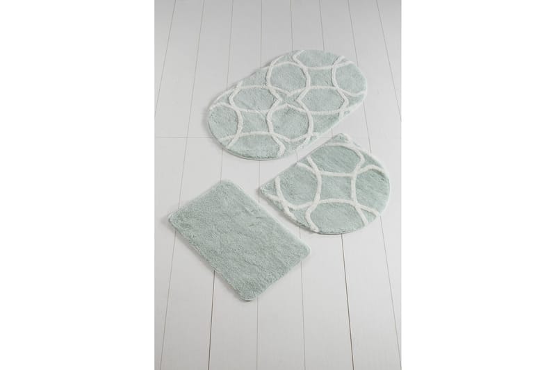Badematte Chilai Home by Alessia Sett med 3 - Flerfarget - Tekstiler & tepper - Baderomstekstiler