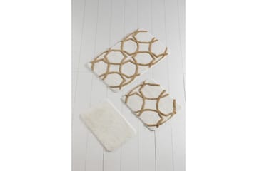 Badematte Chilai Home by Alessia Sett med 3 - Flerfarget - Tekstiler & tepper - Baderomstekstiler