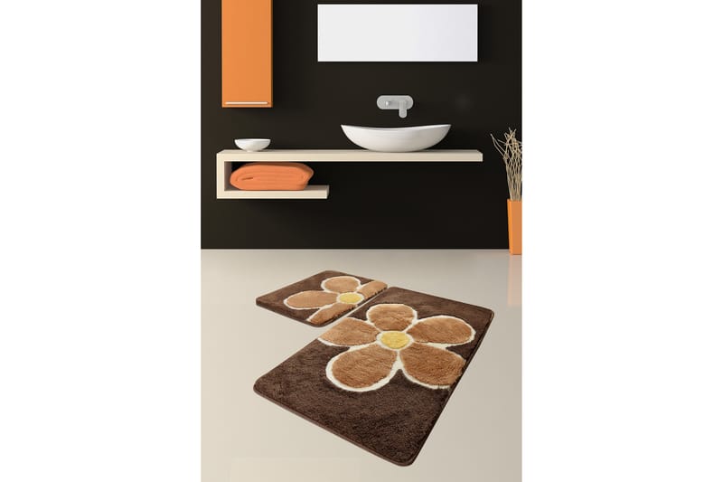 Badematte Chilai Home Sett med 2 - Flerfarget - Tekstiler & tepper - Baderomstekstiler