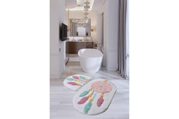 Badematte Chilai Home Sett med 2 - Flerfarget - Tekstiler & tepper - Baderomstekstiler