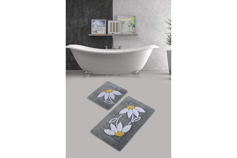 Badematte Chilai Home Sett med 2 - Flerfarget - Tekstiler & tepper - Baderomstekstiler