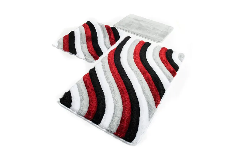 Badematte Chilai Home Sett med 3, Flerfarget