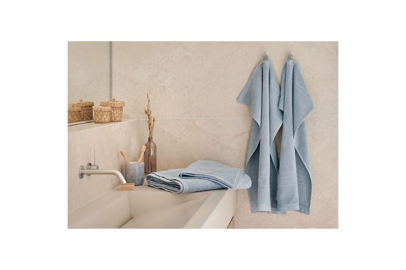 Badematte Helle 50 x 70 cm - Blå - Tekstiler & tepper - Baderomstekstiler