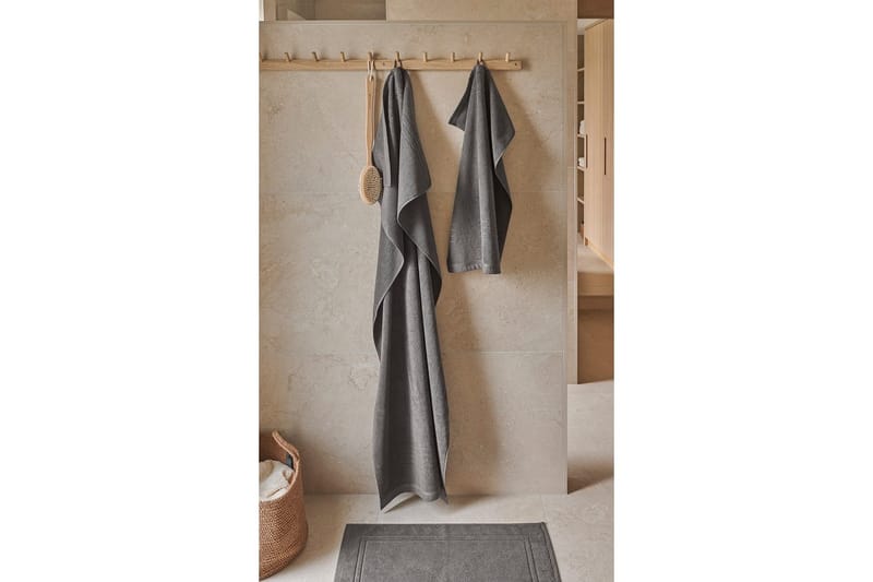 Badematte Helle 50 x 70 cm - Grå - Tekstiler & tepper - Baderomstekstiler