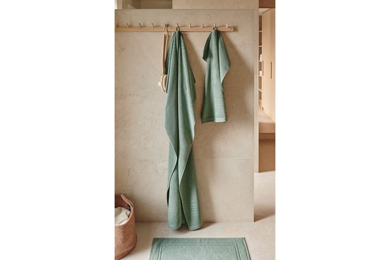 Badematte Helle 50 x 70 cm - Grønn - Tekstiler & tepper - Baderomstekstiler