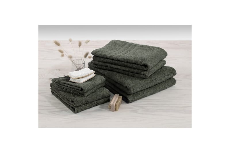 Badestykke Basic Frotté - Mørk grønn - Tekstiler & tepper - Baderomstekstiler