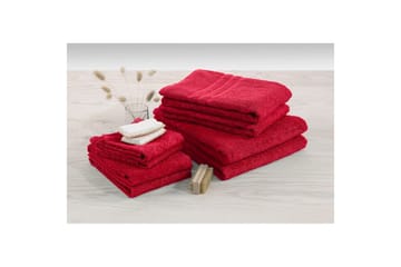 Badestykke Basic Frotté - Rød - Tekstiler & tepper - Baderomstekstiler