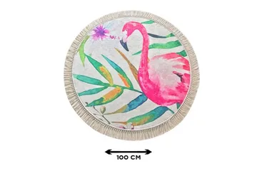 Chilai Home Badematte 100 Rund - Multi - Tekstiler & tepper - Baderomstekstiler