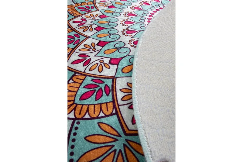 Chilai Home Badematte 100 Rund - Multi - Tekstiler & tepper - Baderomstekstiler