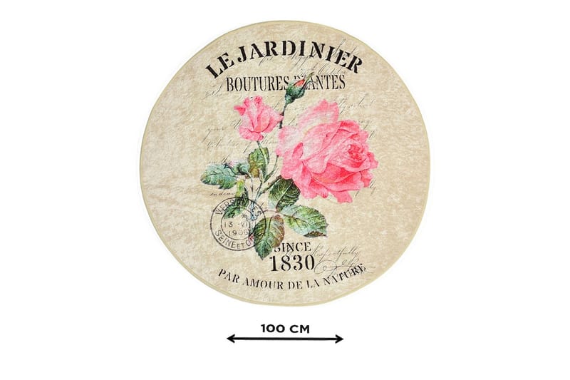 Chilai Home Badematte 100 Rund - Multi - Tekstiler & tepper - Baderomstekstiler