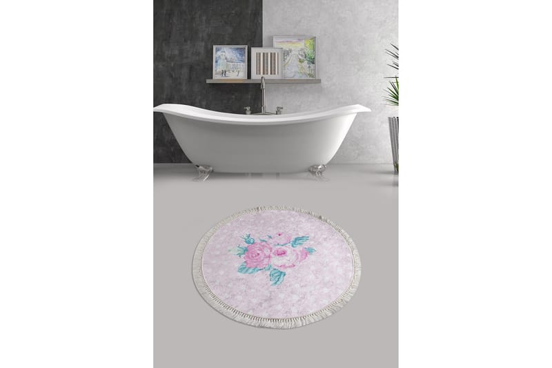 Chilai Home Badematte 100 Rund - Multi - Tekstiler & tepper - Baderomstekstiler