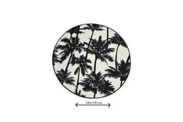 Chilai Home Badematte 100 Rund - Multi - Tekstiler & tepper - Baderomstekstiler