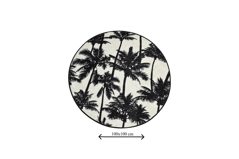 Chilai Home Badematte 100 Rund - Multi - Tekstiler & tepper - Baderomstekstiler