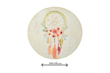 Chilai Home Badematte 100 Rund - Multi - Tekstiler & tepper - Baderomstekstiler