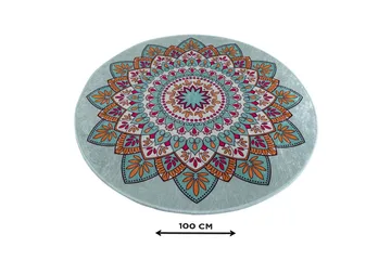 Chilai Home Badematte 100 Rund - Multi - Tekstiler & tepper - Baderomstekstiler