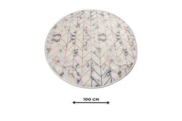 Chilai Home Badematte 100 Rund - Multi - Tekstiler & tepper - Baderomstekstiler