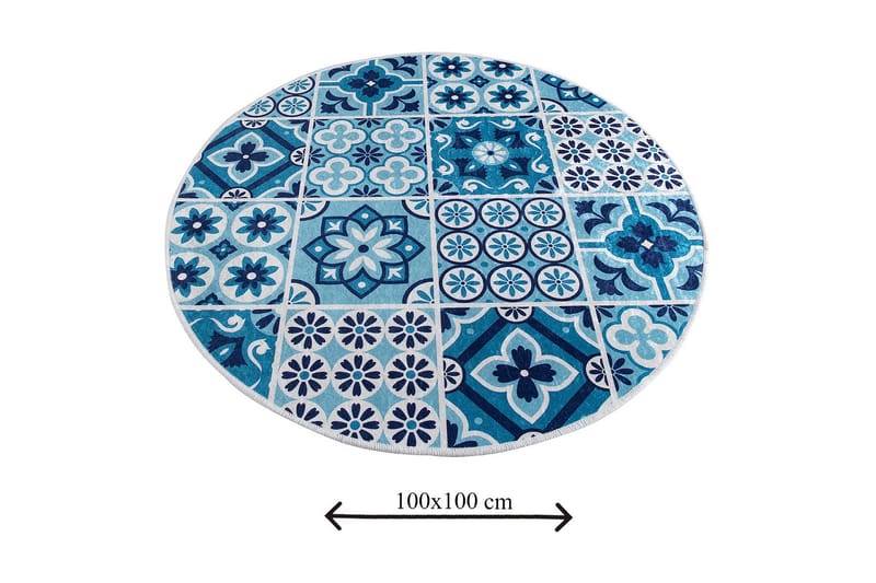 Chilai Home Badematte 100 Rund - Multi - Tekstiler & tepper - Baderomstekstiler