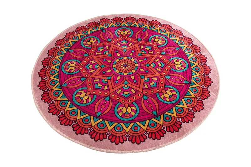 Chilai Home Badematte 100 Rund, Multi