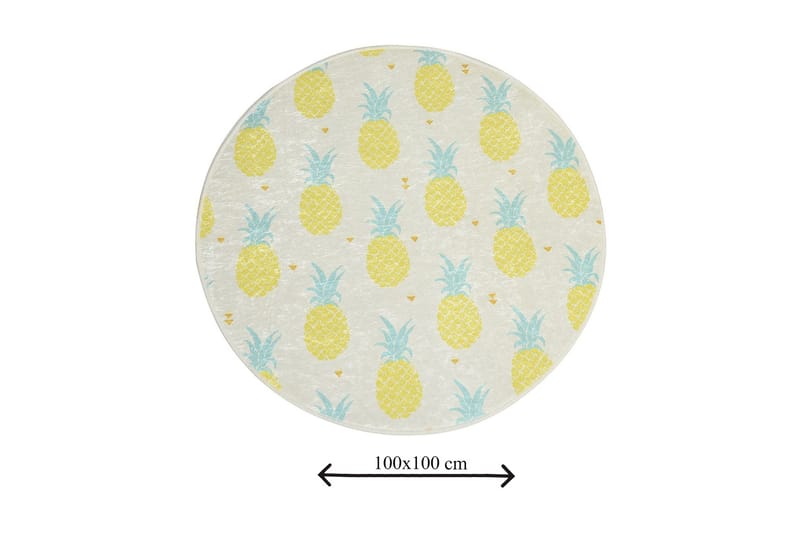 Chilai Home Badematte 100 Rund - Multi - Tekstiler & tepper - Baderomstekstiler