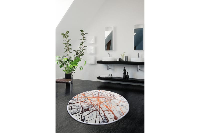 Chilai Home Badematte 100 Rund - Multi - Tekstiler & tepper - Baderomstekstiler