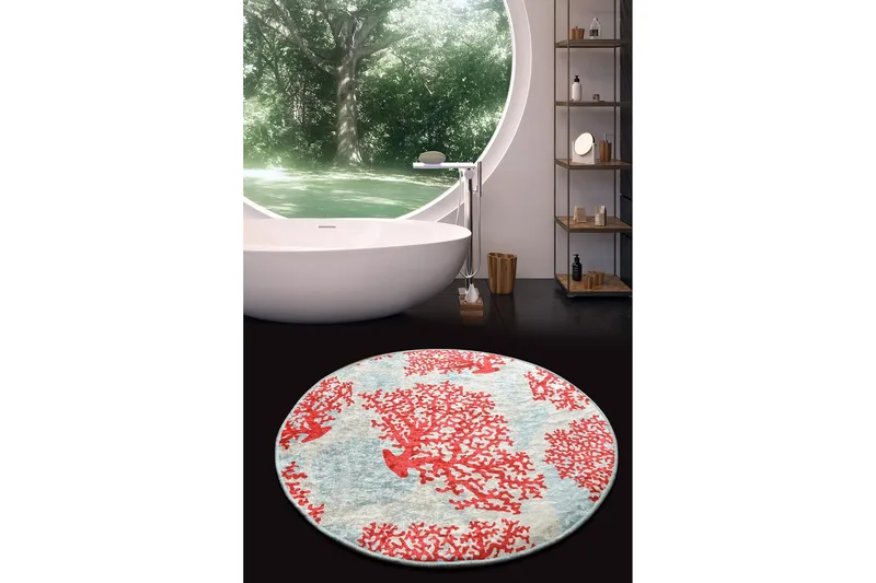Chilai Home Badematte 100 Rund - Multi - Tekstiler & tepper - Baderomstekstiler