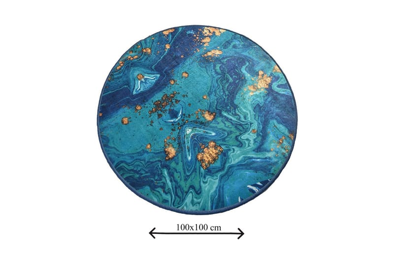 Chilai Home Badematte 100 Rund - Multi - Tekstiler & tepper - Baderomstekstiler
