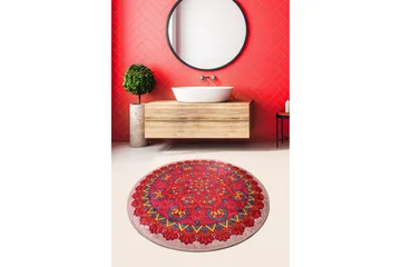 Chilai Home Badematte 100 Rund - Multi - Tekstiler & tepper - Baderomstekstiler