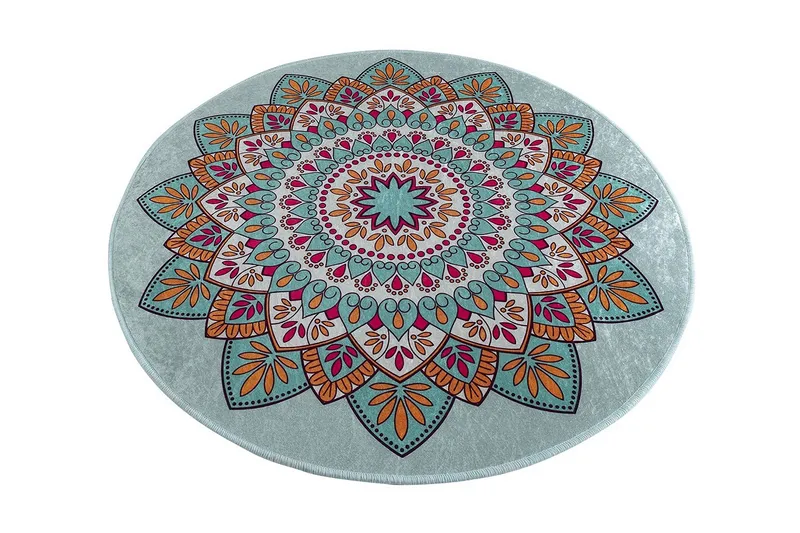 Chilai Home Badematte 100 Rund, Multi