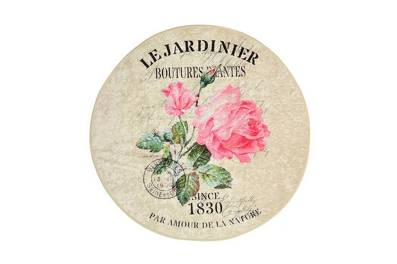 Chilai Home Badematte 100 Rund, Multi