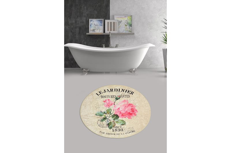 Chilai Home Badematte 100 Rund - Multi - Tekstiler & tepper - Baderomstekstiler