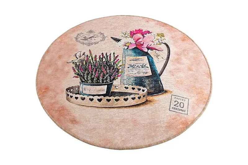 Chilai Home Badematte 100 Rund, Multi