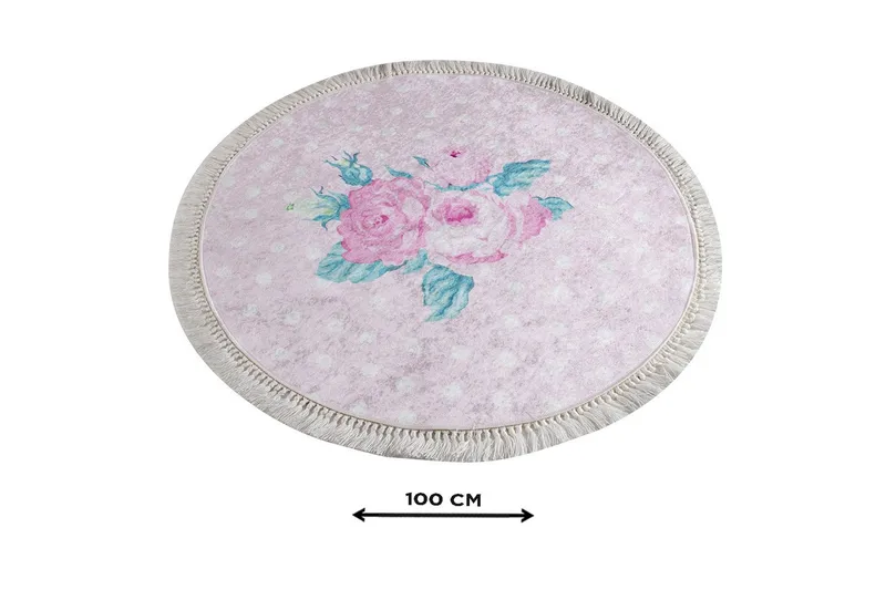 Chilai Home Badematte 100 Rund - Multi - Tekstiler & tepper - Baderomstekstiler