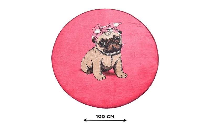 Chilai Home Badematte 100 Rund - Multi - Tekstiler & tepper - Baderomstekstiler