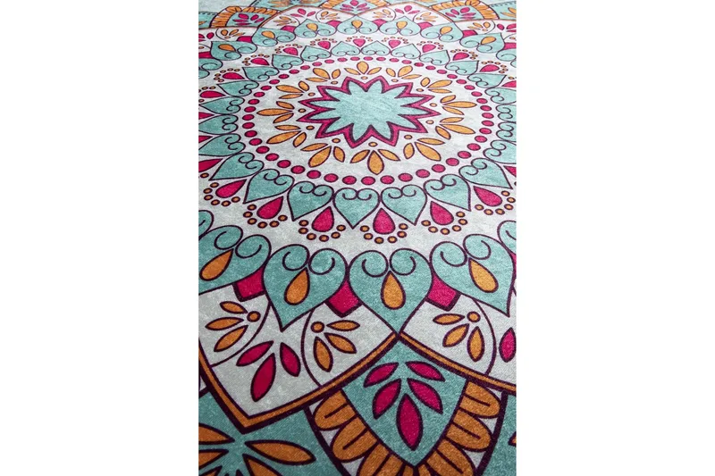 Chilai Home Badematte 100 Rund - Multi - Tekstiler & tepper - Baderomstekstiler