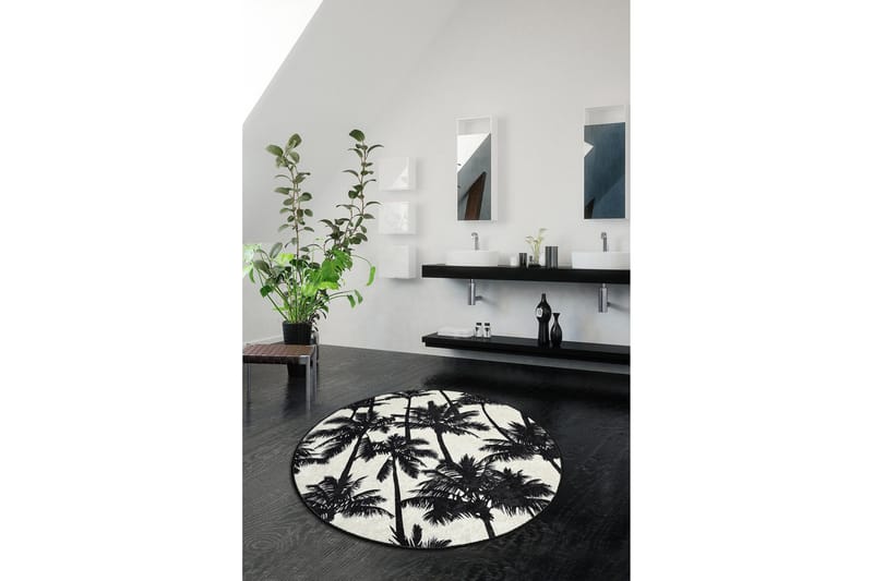 Chilai Home Badematte 100 Rund - Multi - Tekstiler & tepper - Baderomstekstiler