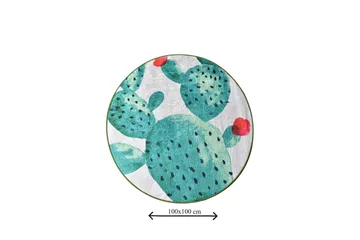 Chilai Home Badematte 100 Rund - Multi - Tekstiler & tepper - Baderomstekstiler