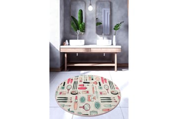 Chilai Home Badematte 100 Rund - Multi - Tekstiler & tepper - Baderomstekstiler