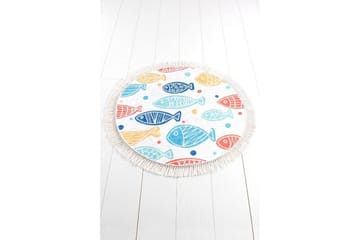 Chilai Home Badematte 100 Rund - Multi - Tekstiler & tepper - Baderomstekstiler