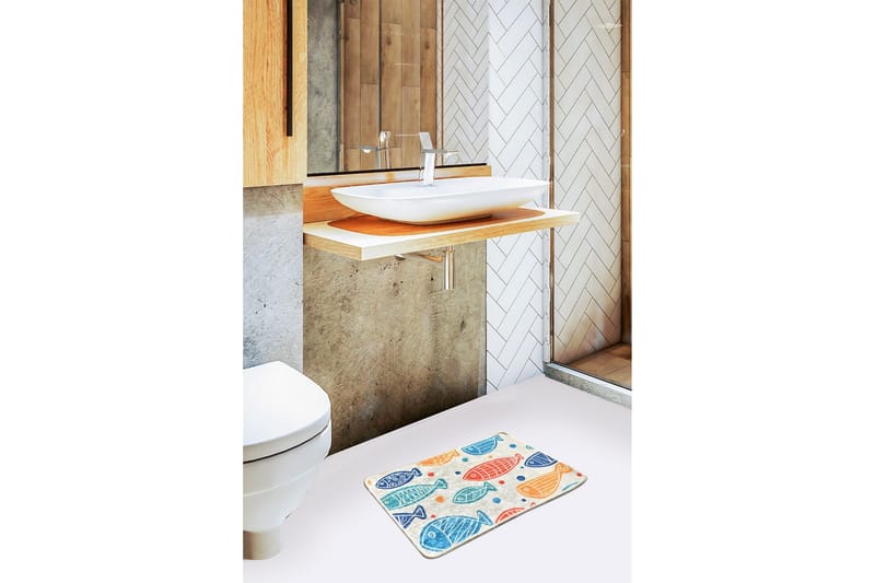 Chilai Home Badematte 40x60 - Multi - Tekstiler & tepper - Baderomstekstiler