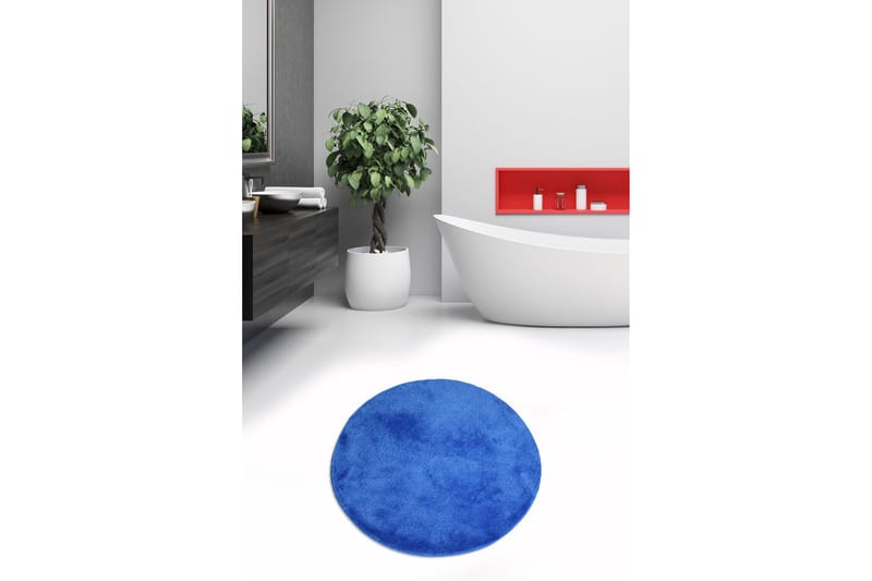 Chilai Home Badematte 90 Rund - Multi - Tekstiler & tepper - Baderomstekstiler