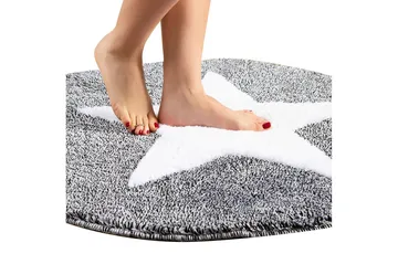 Chilai Home Badematte 90 Rund - Multi - Tekstiler & tepper - Baderomstekstiler