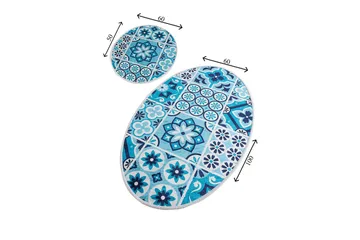 Chilai Home Badematte Sett med 2 - Multi - Tekstiler & tepper - Baderomstekstiler