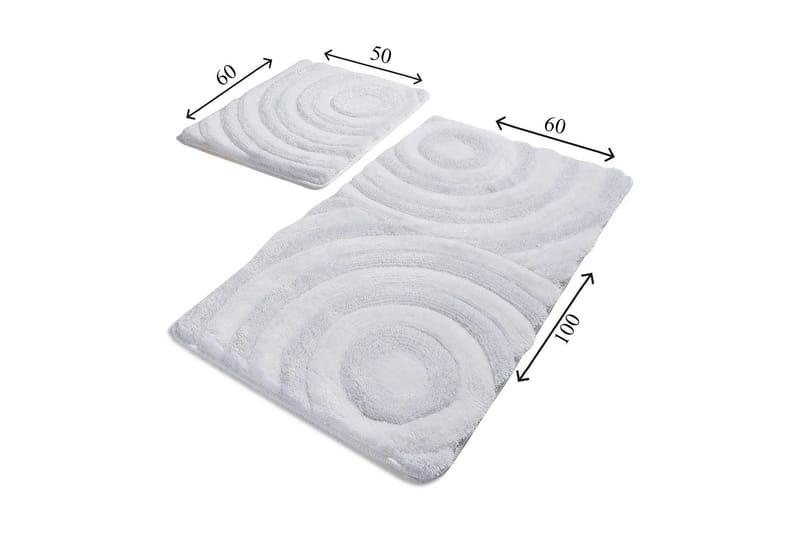 Chilai Home Badematte Sett med 2 - Multi - Tekstiler & tepper - Baderomstekstiler