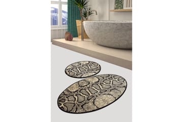 Chilai Home Badematte Sett med 2 - Multi - Tekstiler & tepper - Baderomstekstiler