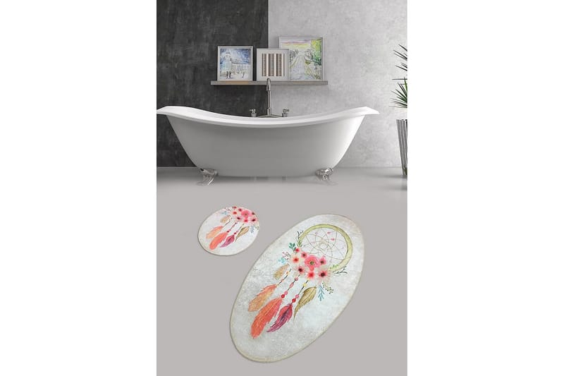 Chilai Home Badematte Sett med 2 - Multi - Tekstiler & tepper - Baderomstekstiler