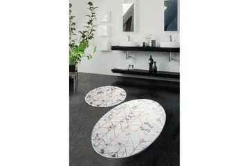 Chilai Home Badematte Sett med 2 - Multi - Tekstiler & tepper - Baderomstekstiler