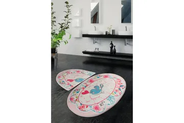 Chilai Home Badematte Sett med 2 - Multi - Tekstiler & tepper - Baderomstekstiler