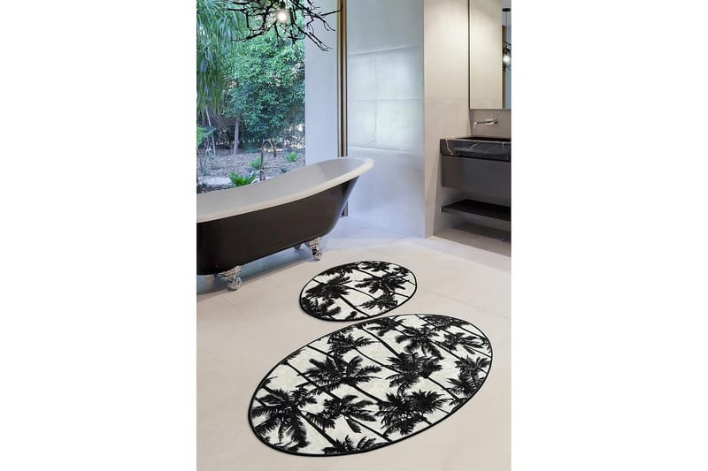 Chilai Home Badematte Sett med 2 - Multi - Tekstiler & tepper - Baderomstekstiler