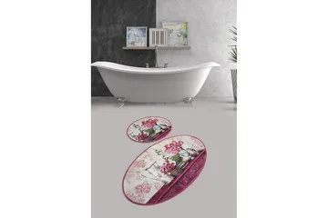 Chilai Home Badematte Sett med 2 - Multi - Tekstiler & tepper - Baderomstekstiler